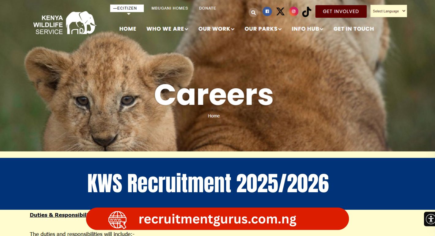 KWS Recruitment 2025/2026