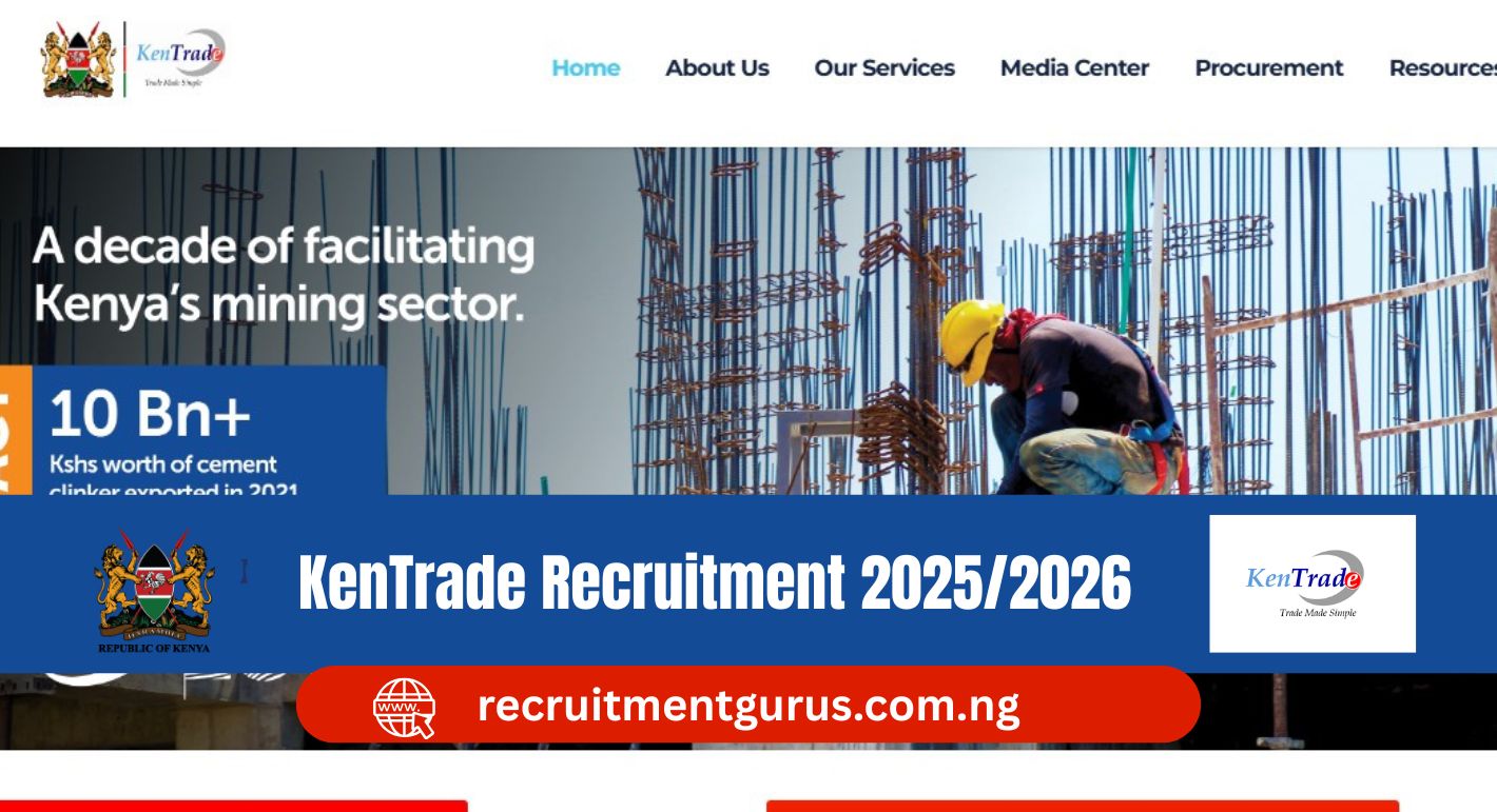 KenTrade Recruitment 2025/2026 – Apply via Official Portal