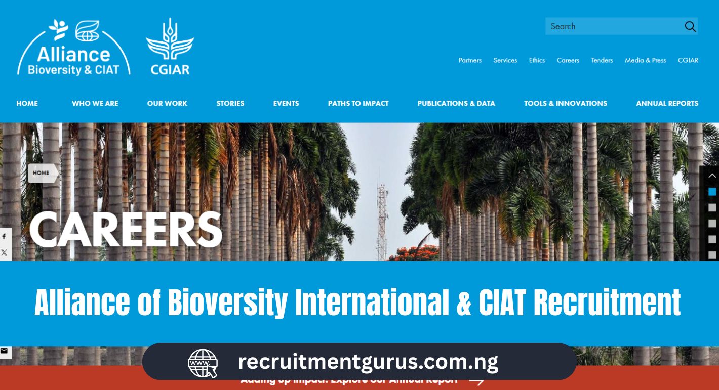 Alliance of Bioversity International & CIAT Recruitment
