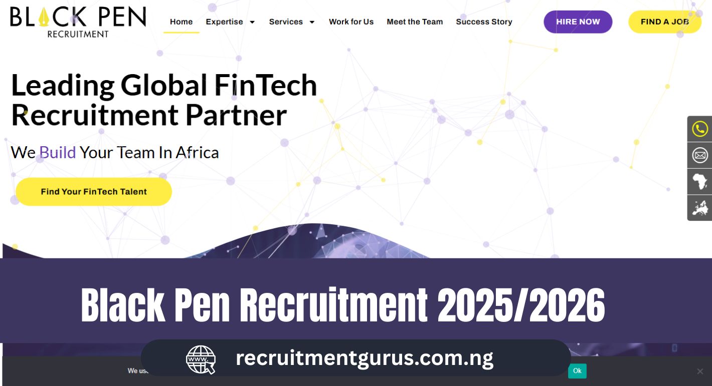Black Pen Recruitment | FinTech & Global Placement Partner