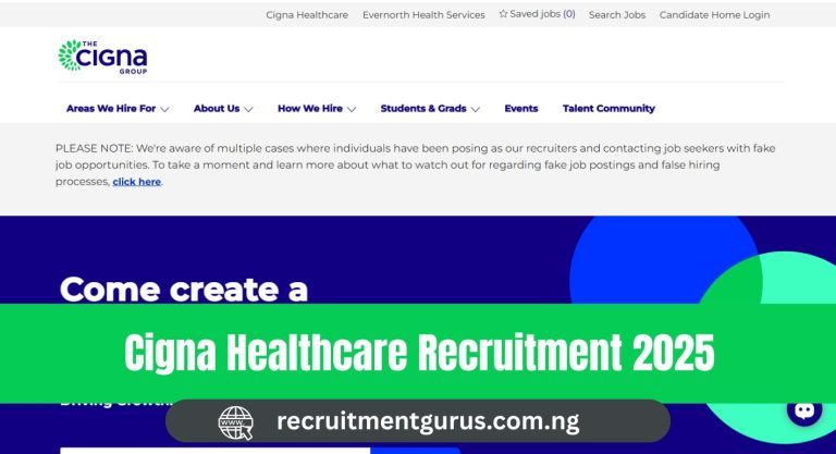 Cigna Healthcare Recruitment 2025 | Careers & Application Guide