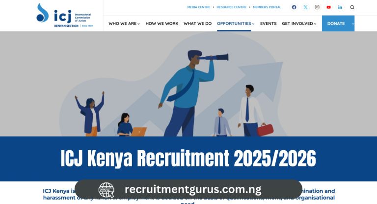 ICJ Kenya Recruitment 2025/2026 | Jobs, How to Apply & FAQs
