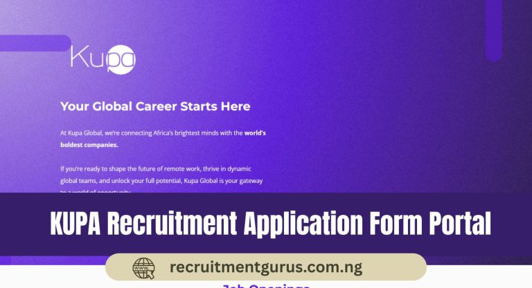 KUPA Recruitment Application Form Portal