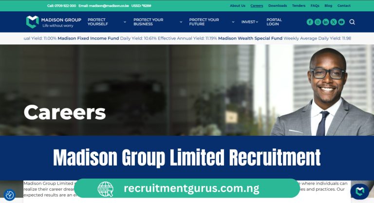 Madison Group Limited Recruitment 2025/2026 | Roles, How to Apply & FAQs