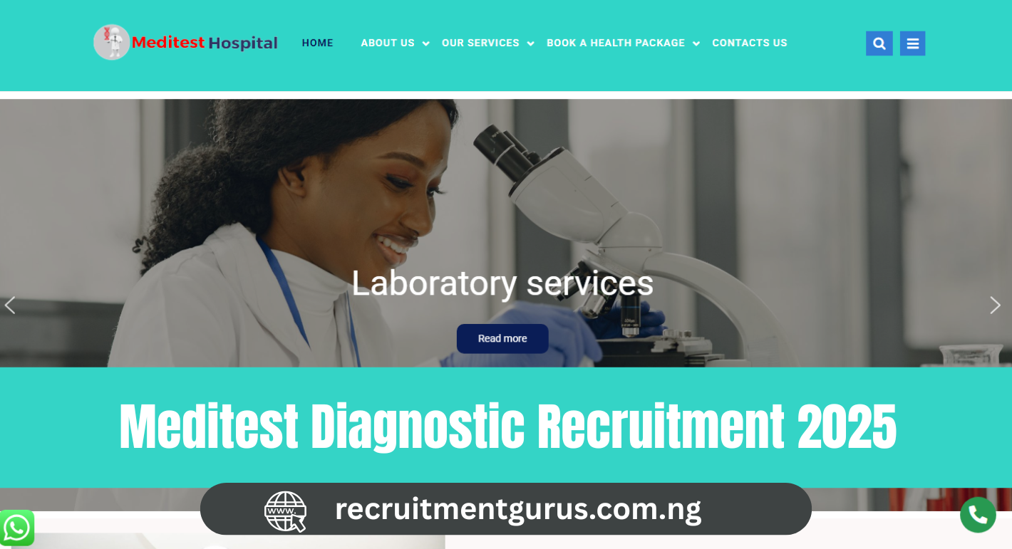 Meditest Diagnostic Recruitment 2025