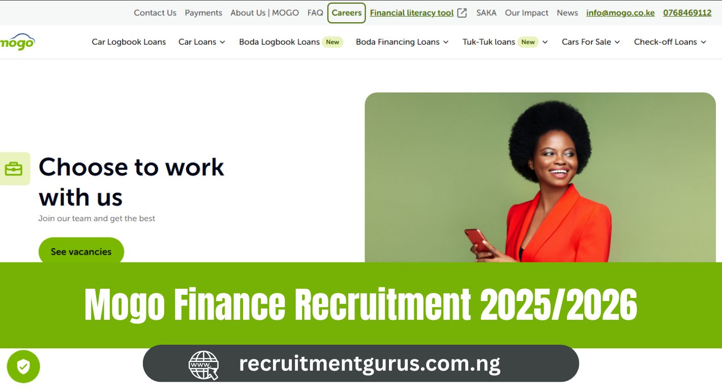 Mogo Finance Recruitment 2025 | Jobs, Requirements & Application Guide