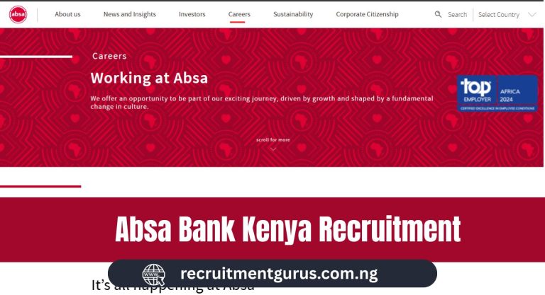 Absa Bank Kenya Recruitment 2025/2026 | Job Vacancies, Eligibility & How to Apply