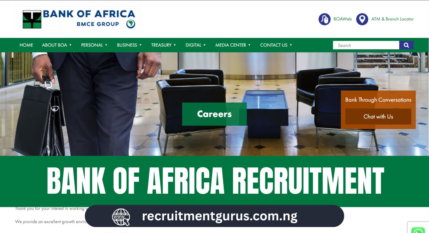 Jobs at Bank of Africa Kenya (BOA Kenya) | 2025 Recruitment Guide
