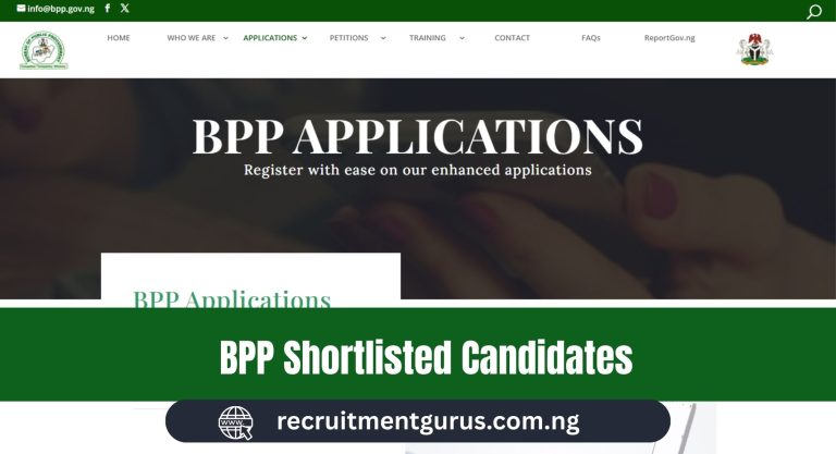 BPP Shortlisted Candidates 2025 | PDF Download & Screening Details