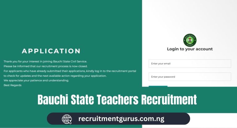 Bauchi State Teachers Recruitment 2025/2026
