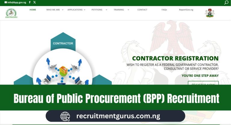 Bureau of Public Procurement (BPP) Recruitment 2025
