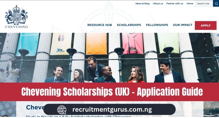 Chevening Scholarships (UK) 2025/2026 – Application Guide & Eligibility