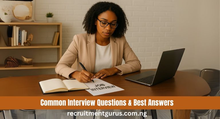Common Interview Questions & Best Answers for 2025