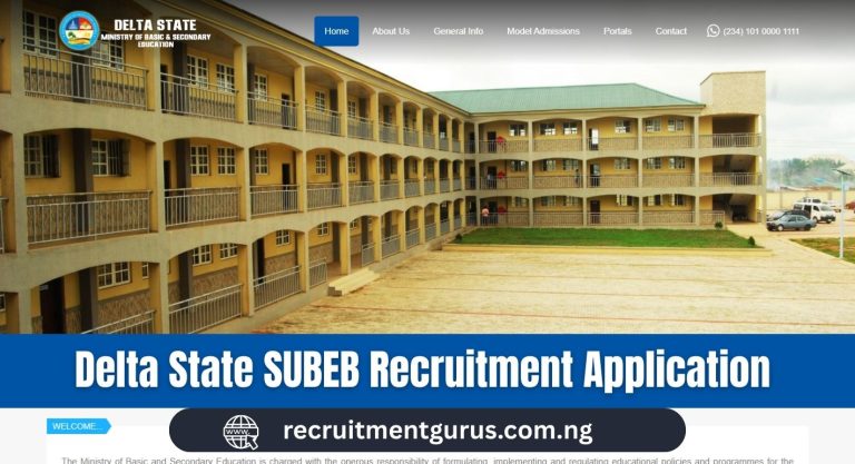 Delta State SUBEB Recruitment 2025/2026 Application Form