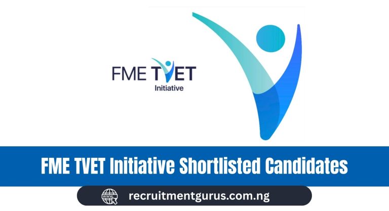 FME TVET Initiative Shortlisted Candidates 2025 | PDF Download & Screening Details