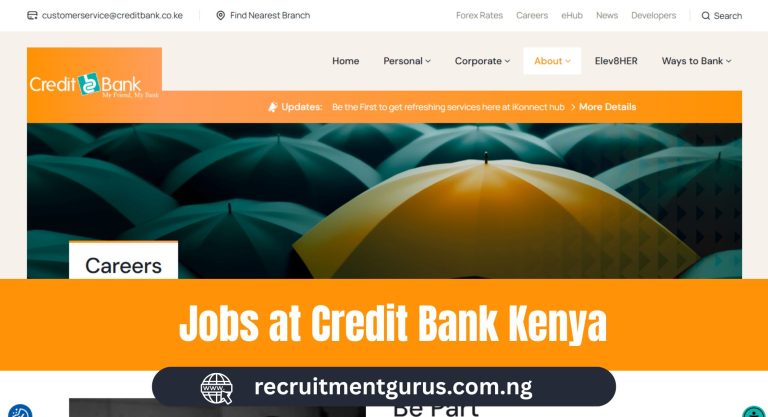 Jobs at Credit Bank Kenya | Explore Career Opportunities