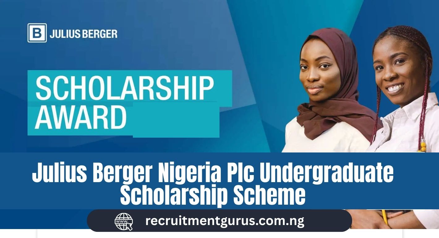 Julius Berger Nigeria Plc Undergraduate Scholarship Scheme 2025/2026