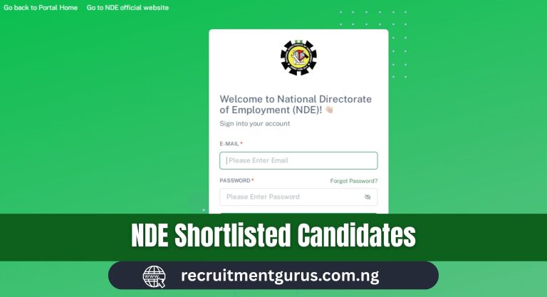 NDE Shortlisted Candidates 2025/2026 | PDF Download & Screening Updates