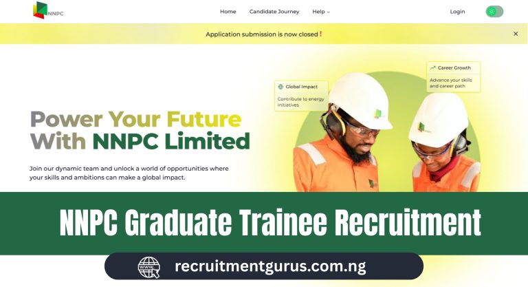 NNPC Graduate Trainee Recruitment