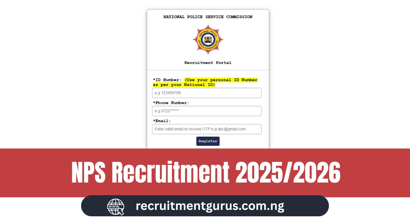 NPS Recruitment 2025/2026 | Official Timelines, Eligibility & How to Apply