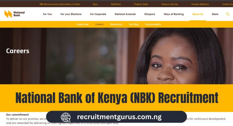 National Bank of Kenya (NBK) Recruitment