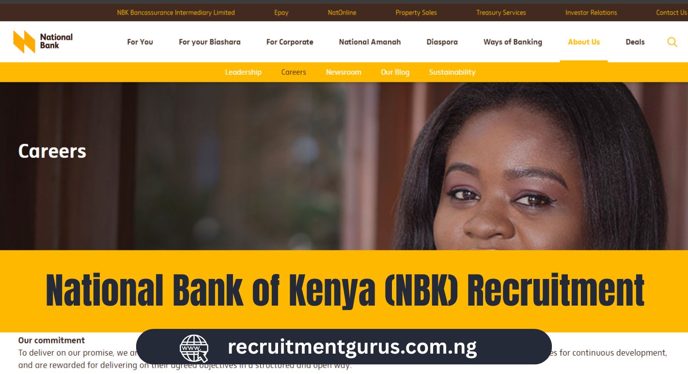 National Bank of Kenya (NBK) Recruitment