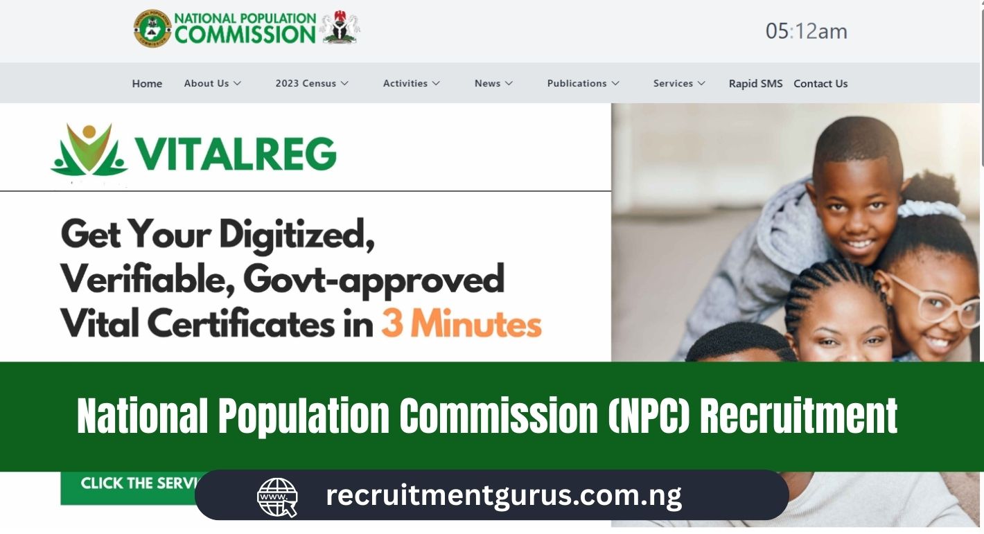 National Population Commission (NPC) Recruitment 2025