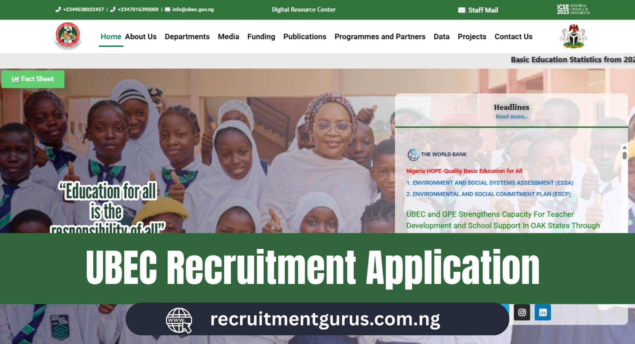 Ubec UBEC Recruitment 2025/2026 | Application Portal, Requirements & How to ...
