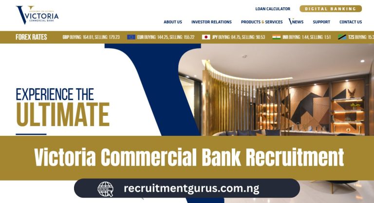 Victoria Commercial Bank Recruitment 2025/2026 | Job Vacancies, Career Portal & Application Guide