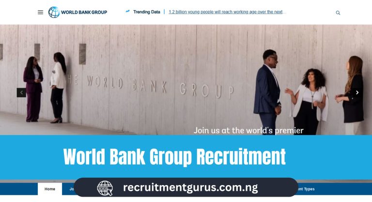 World Bank Group Recruitment 2025 – Opportunities & Salaries