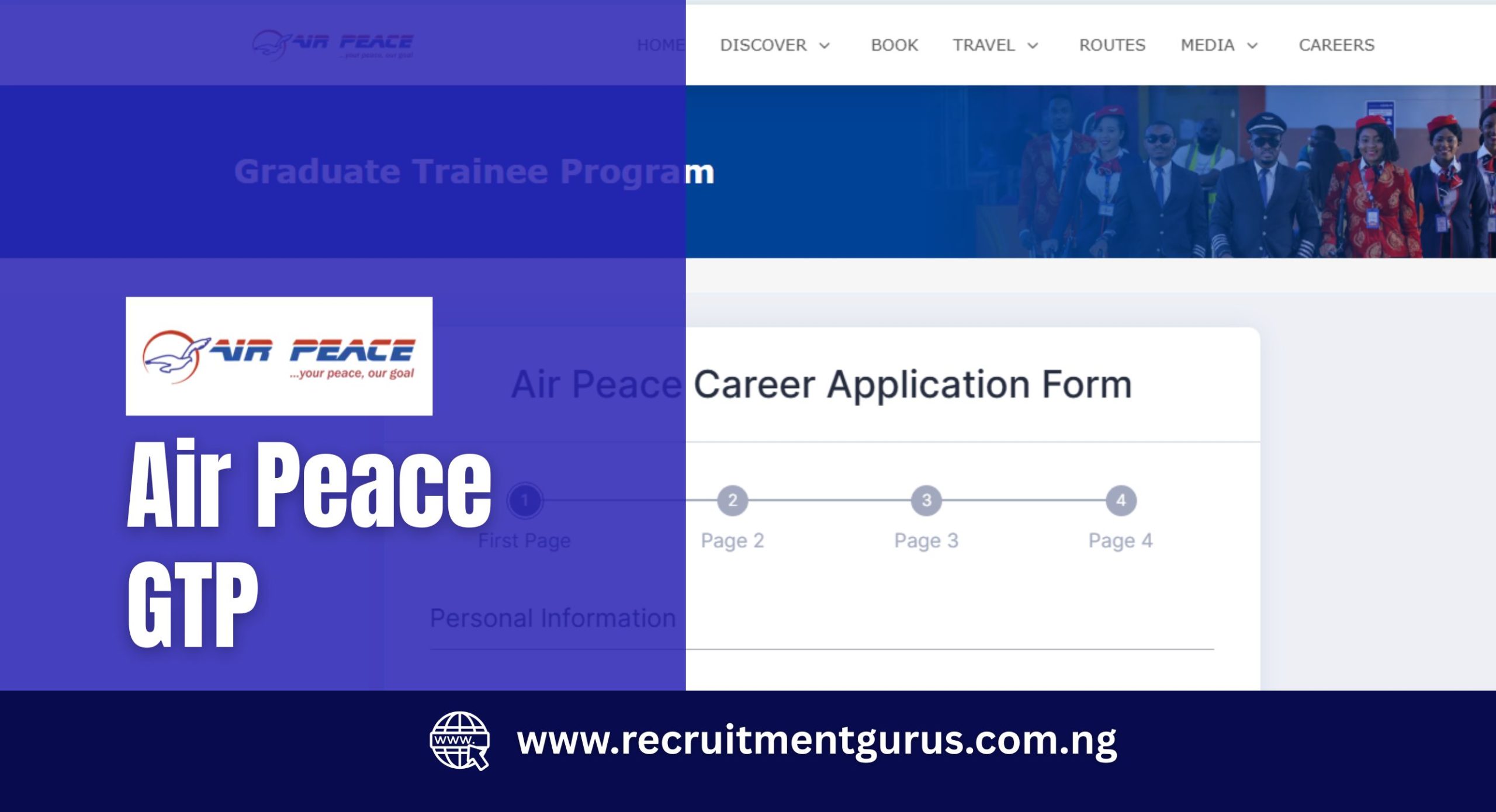 Air Peace Graduate Trainee Program Application Form 2025/2026