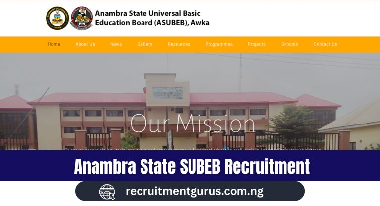 Anambra State SUBEB Recruitment