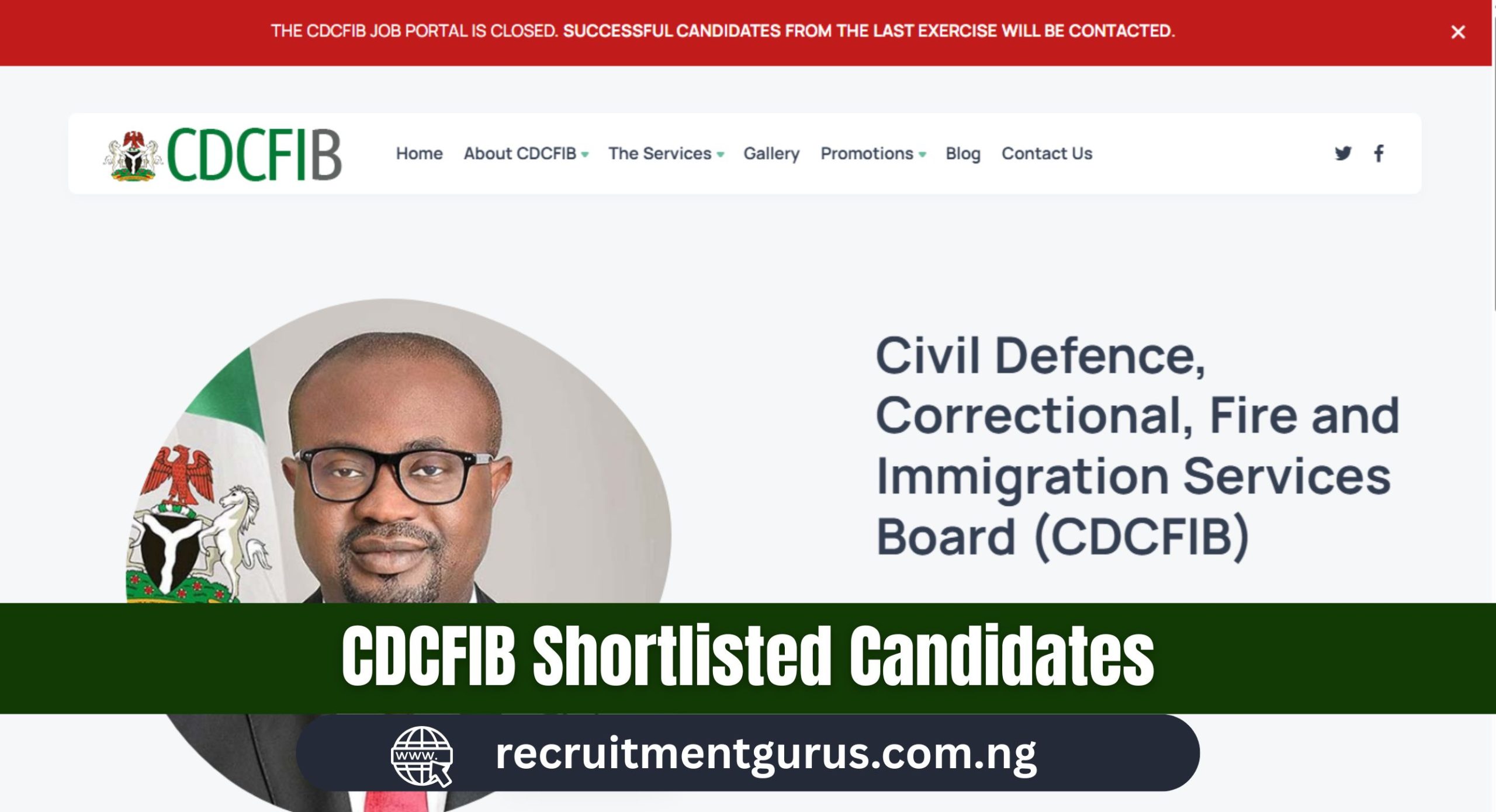 CDCFIB Shortlisted Candidates 2025/2026 is Out