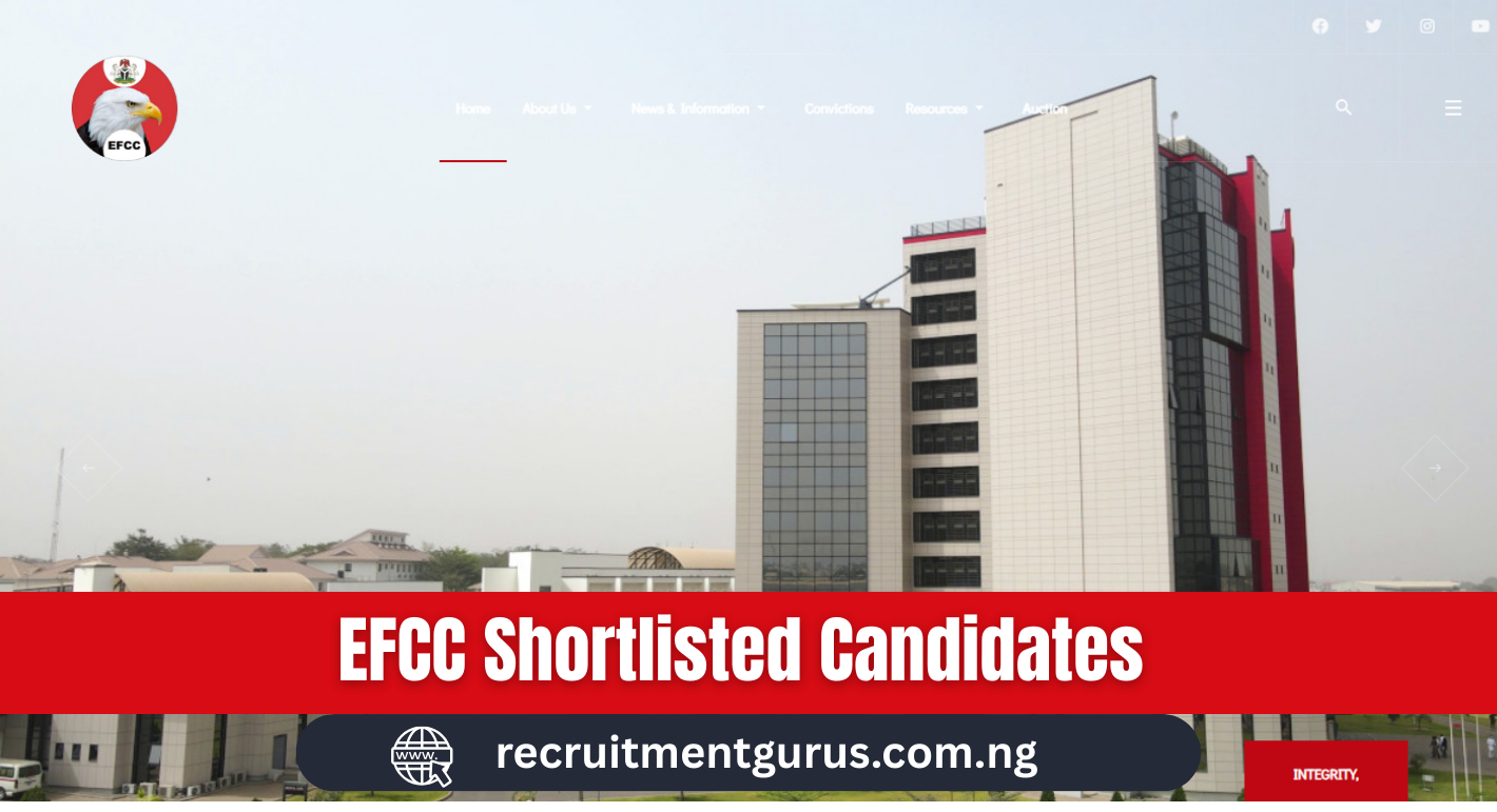 EFCC Shortlisted Candidates 2025/2026 | PDF Download