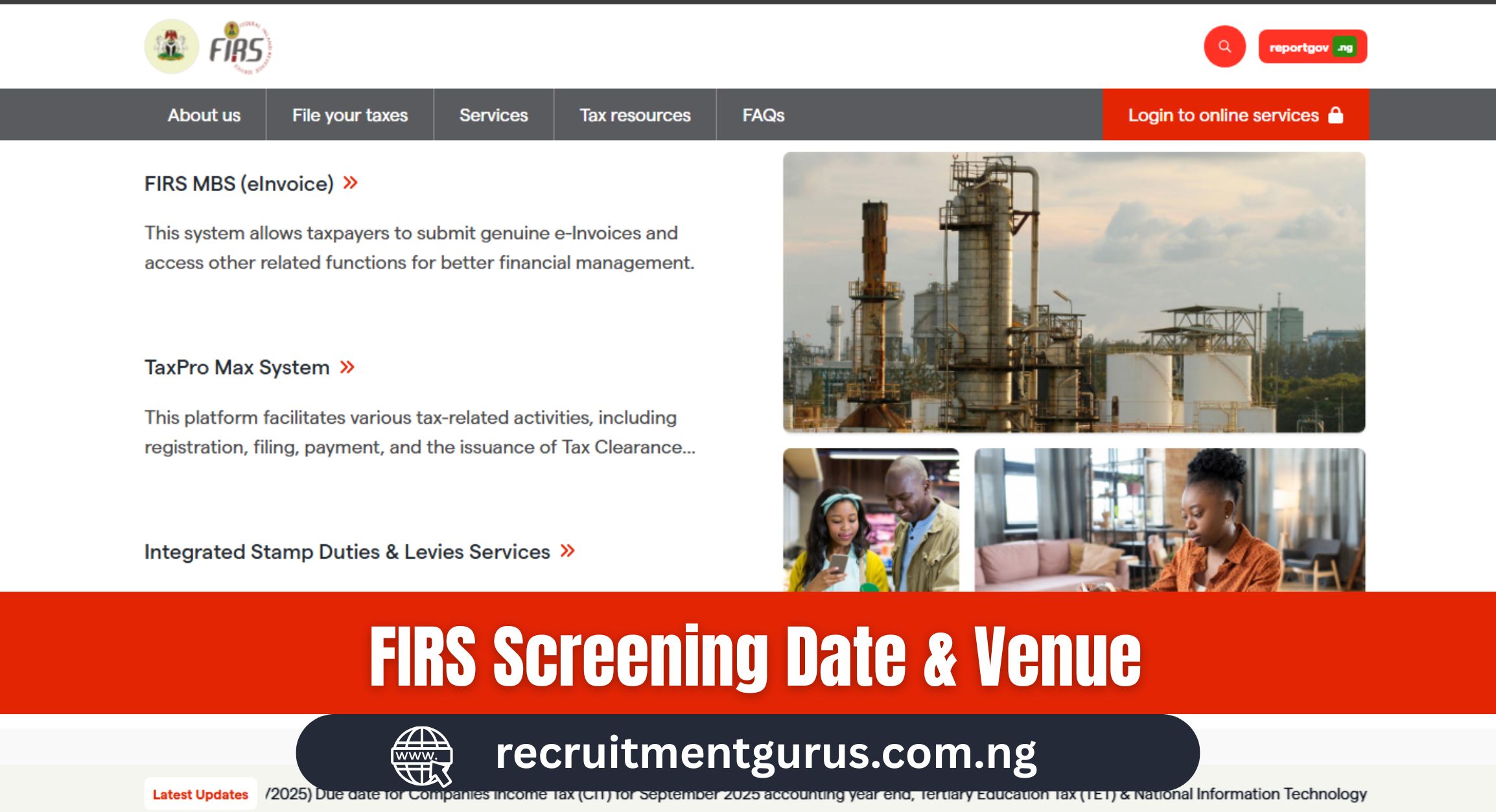 FIRS Screening Date & Venue 2025/2026