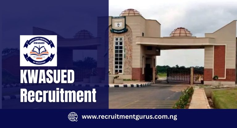Kwara State University of Education Recruitment 2025/2026 Application Form Portal