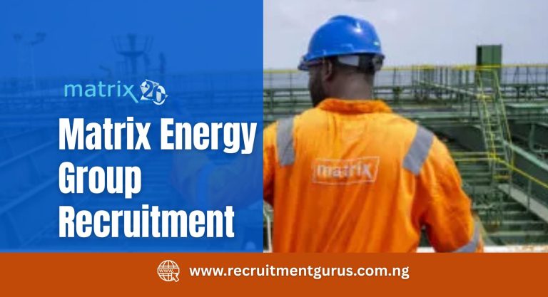 Matrix Energy Group Recruitment 2025/2026