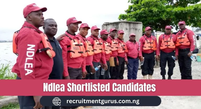 NDLEA Shortlisted Candidates 2025/2026 | PDF Download, Screening & Updates