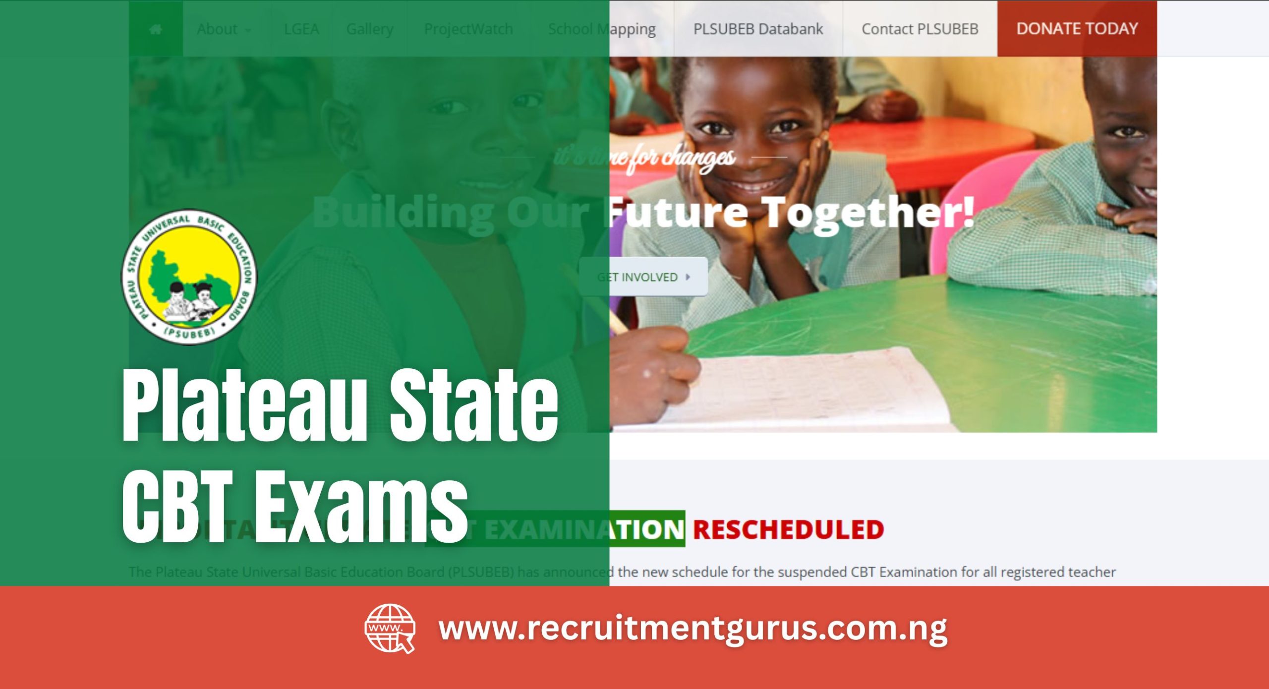Plateau State SUBEB CBT Examination