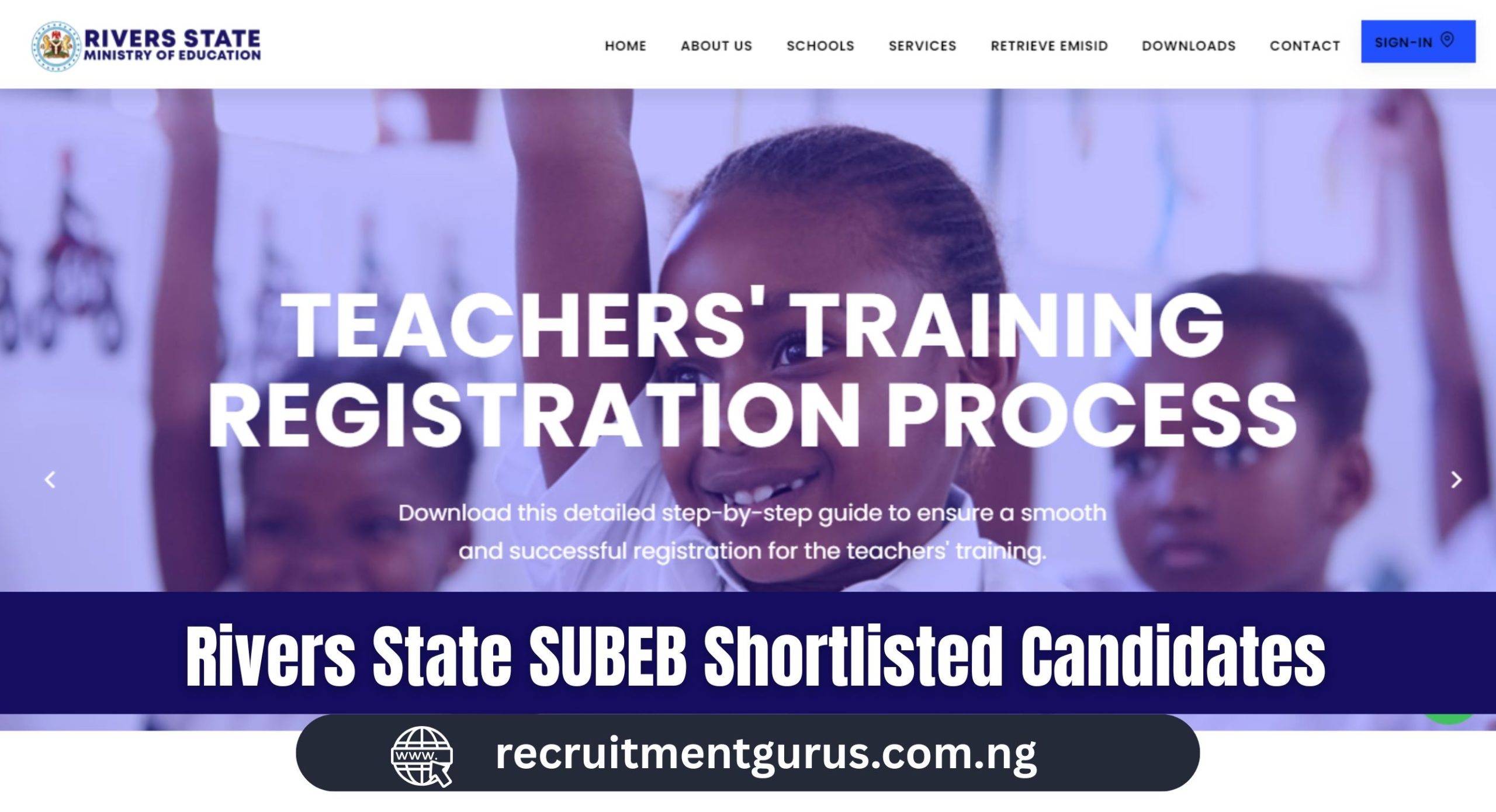 Rivers State SUBEB Shortlisted Candidates 2025/2026