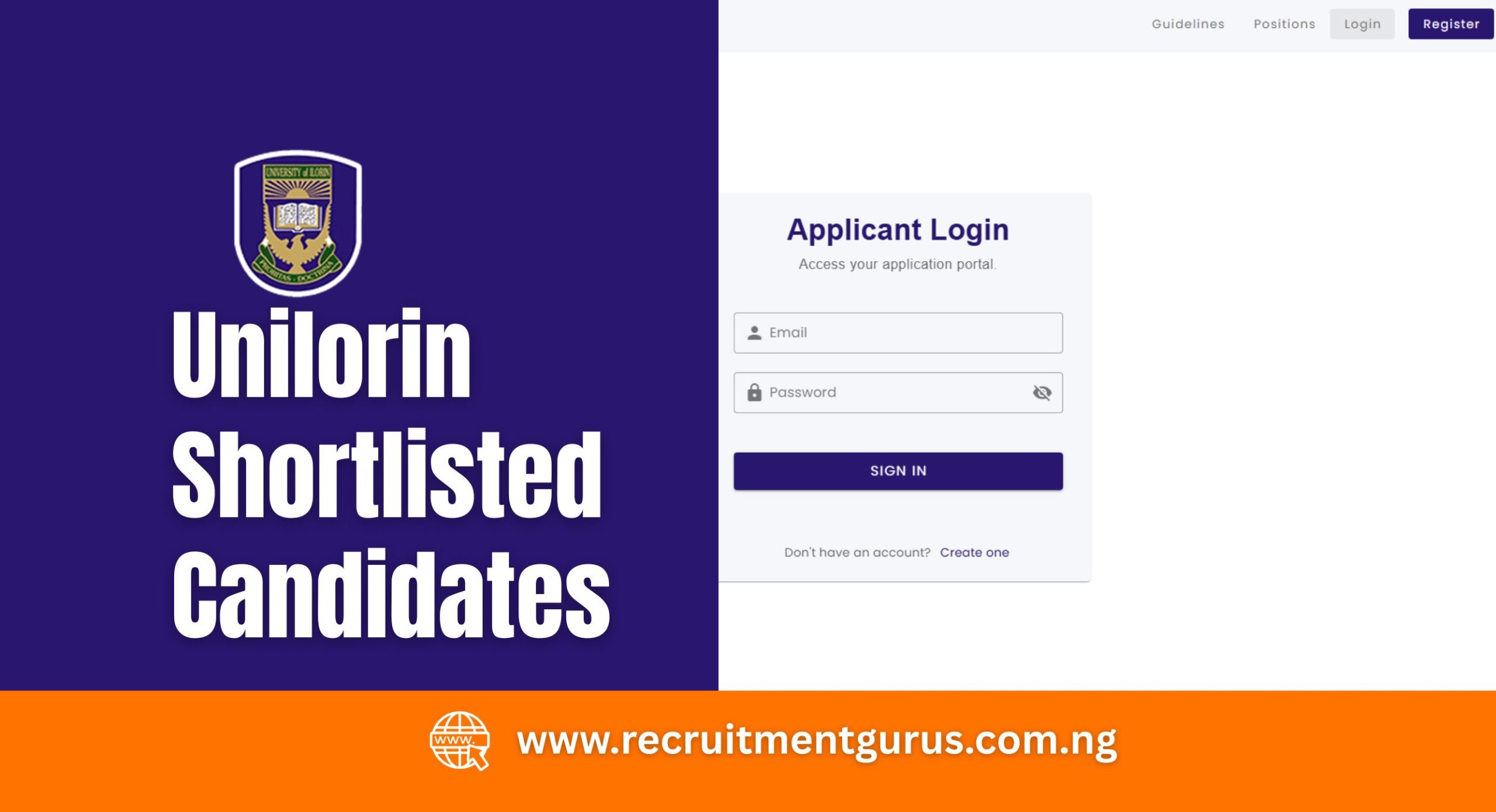 Unilorin Shortlisted Candidates 2025/2026