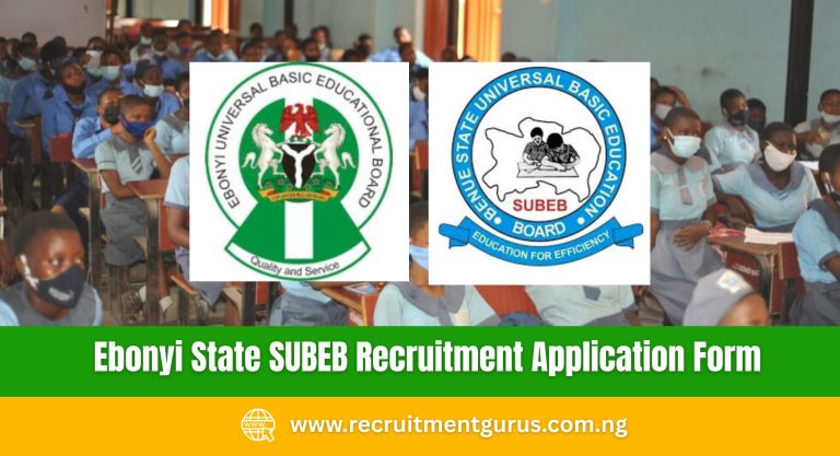 Ebonyi State SUBEB Recruitment 2025/2026