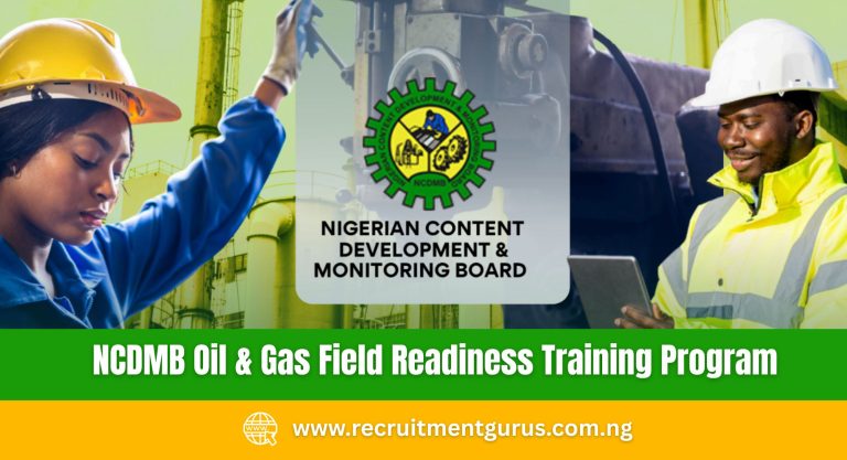 NCDMB Oil & Gas Field Readiness Training Program